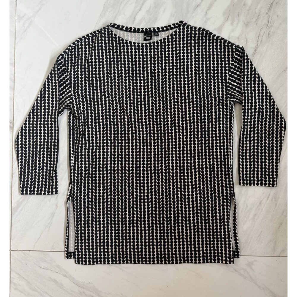 Marimekko Peretta Rasymatto ladies patterned tunic blouse size XXS